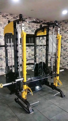 Home Workout Training Equipment Power Cage Squat Rack with Multifunction Smith Machine