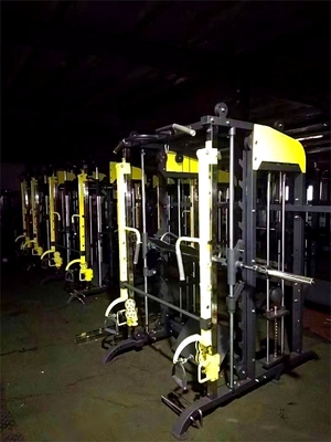 Home Workout Training Equipment Power Cage Squat Rack with Multifunction Smith Machine