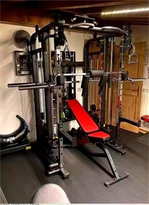Sports Workout Home Gym Equipment Power Squat Rack Shoulder Chest Leg Press Smith Machine Multi Functional