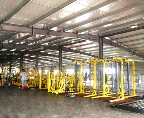 Half Cage Bench Press Smith Machine Multifunctional Gym Rack with Dumbbell Function