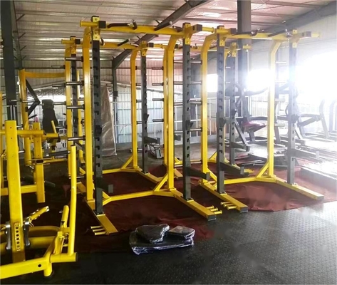 Strength Training Exercise with Gym Accessories Machine Rack and Power Squat Rack