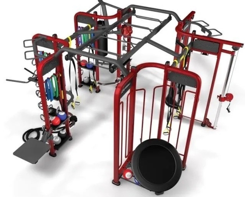Eight-Door Comprehensive Trainer for Glute Machine Fitness Equipment Gym Exercise