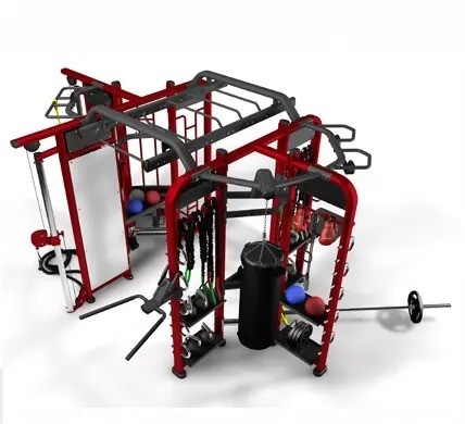 Eight-Door Comprehensive Trainer for Glute Machine Fitness Equipment Gym Exercise