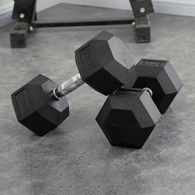 Commercial 20KG Hex Rubber Dumbbell The Ultimate Choice for Fitness Enthusiasts