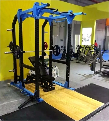 Men Gym Equipment Strength Training Weight Lifting Cables Machine Multifunction Squat Rack 2020*1660*2310mm