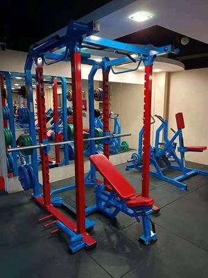 Men Gym Equipment Strength Training Weight Lifting Cables Machine Multifunction Squat Rack 2020*1660*2310mm
