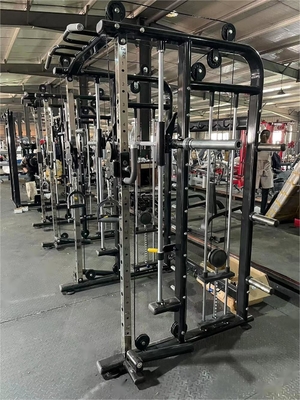 Multifunctional Comprehensive Training Station with Smith Machine and Squat Rack