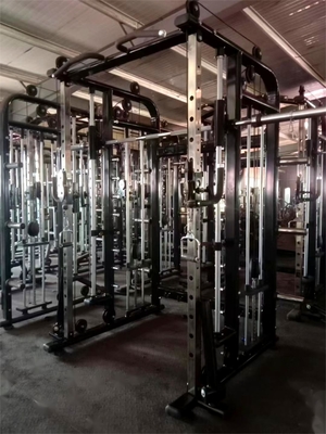 Multifunctional Comprehensive Training Station with Smith Machine and Squat Rack