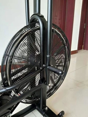 Intense Cardio Training with Befreeman Commercial Air Bike in Gary/red/black/yellow
