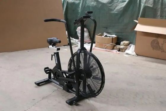 Intense Cardio Training with Befreeman Commercial Air Bike in Gary/red/black/yellow