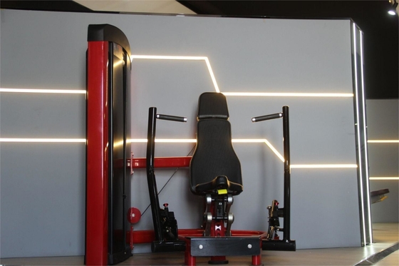 3.0 Mm Tube Thickness Steel Chest Press Gym Machine for Medium Loader Fitness Equipment