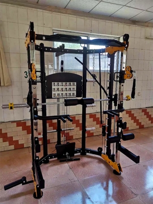 1730*2010*2230mm Gym Equipment Commercial Multi Trainer Squatting Rack Smith Machine Power Rack