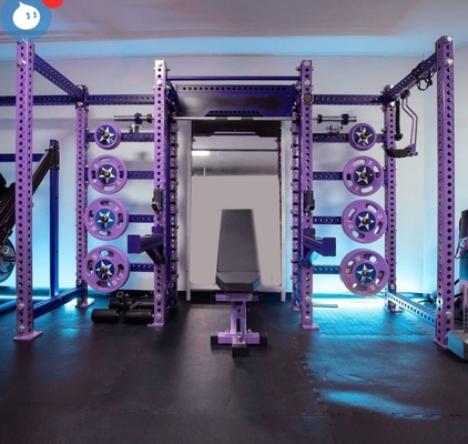 Multi-Function Gym Equipment for Strength Training Adjustable Smith and Squat Rack