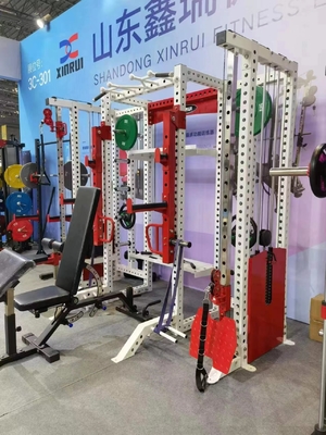 Multi-Function Gym Equipment for Strength Training Adjustable Smith and Squat Rack