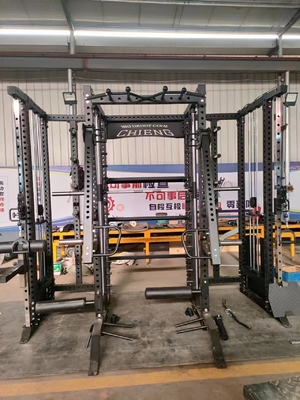 Multi-Function Gym Equipment for Strength Training Adjustable Smith and Squat Rack