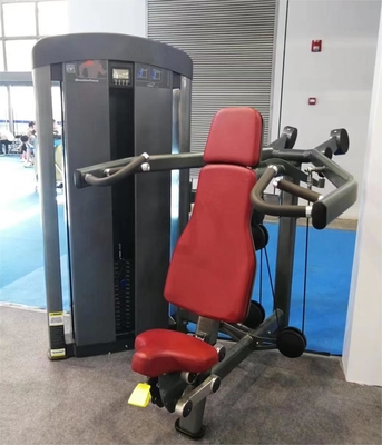 Pin Load Selection Medium Loader Gym Shoulder Press Machine for Commercial Custom Logo