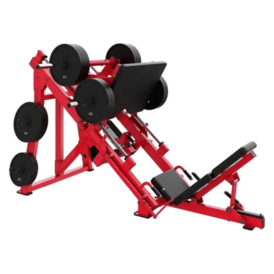 Adjustable Weights Plate Loaded Hack Slide Linear Leg Press for Toned Calf and Quads