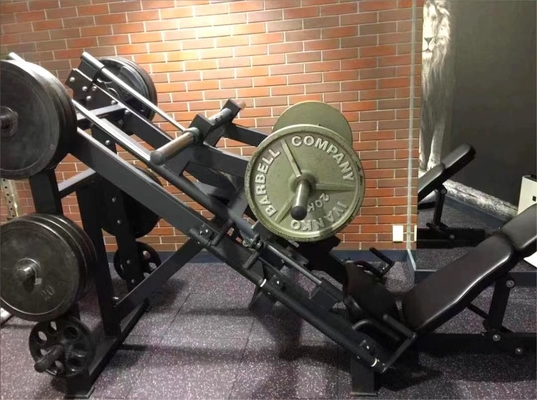Adjustable Weights Plate Loaded Hack Slide Linear Leg Press for Toned Calf and Quads