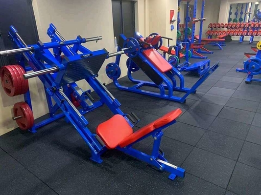 Adjustable Weights Plate Loaded Hack Slide Linear Leg Press for Toned Calf and Quads