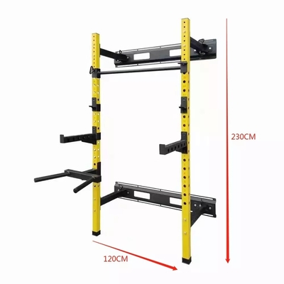 Surface Two Layer Electrostatic Powder Coating Foldable Pull Up Bar for Smith Machine