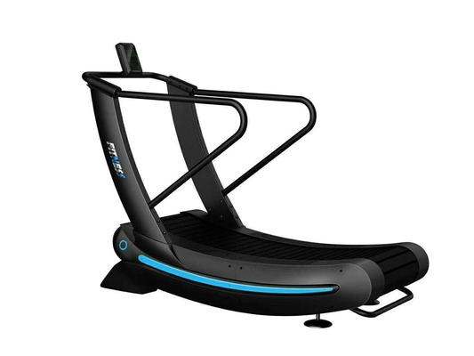2000*900*1530mm Width 42-44CM Curved Manual Treadmill for Noiseless Self-Generation