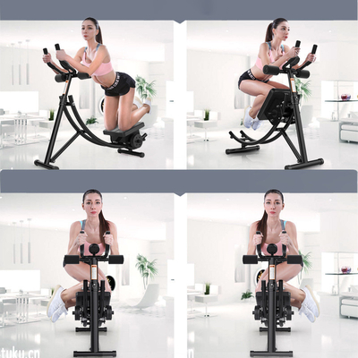 Logo Customizable Ab Coaster Crunch Machine for Seated and Oblique Abdominal Workouts
