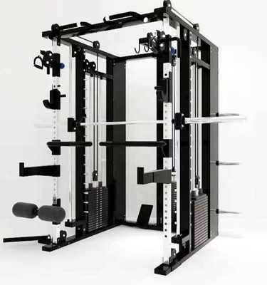 Commercial Smith Training Machine Multi Functional Power Rack Indoor Fitness Equipment