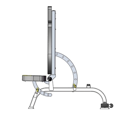 Indoor Cable Weight Training Equipment with Super Adjustable Metal Gym Bench Foldable