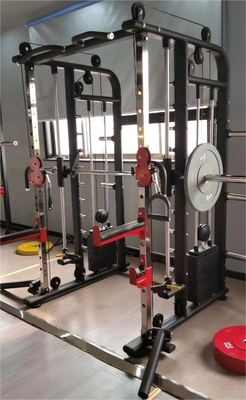 TIG Welding Multi Function Gym Cables Smith Machine in Rectangular Tube Steel Q235