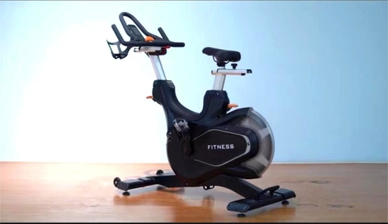 Commercial Gym Magnetic Spinning Bike Optional Frame Color Self-generating Resistance
