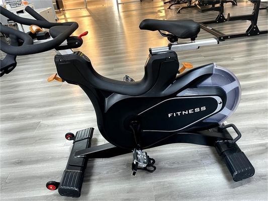 Commercial Gym Magnetic Spinning Bike Optional Frame Color Self-generating Resistance