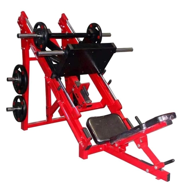 Plate Loaded 45 Degree Linear Leg Press for Muscle Strength Training in Gym Equipment