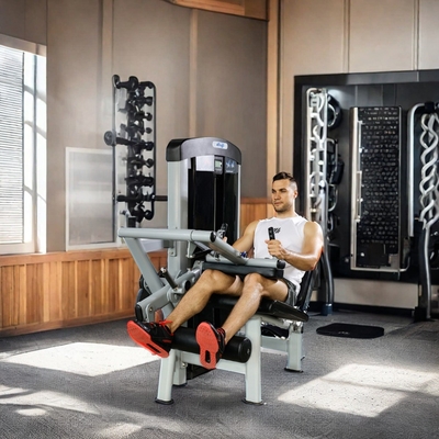 Commercial Leg Extension and Curl Machine with Pin Load Selection 80 Kg Weight Stack