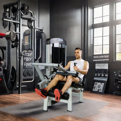 Commercial Leg Extension and Curl Machine with Pin Load Selection 80 Kg Weight Stack