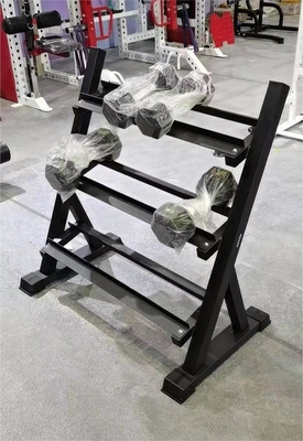 Unisex Three-Layer Dumbbell Rack for Strength Training in Living Room Fitness Centers