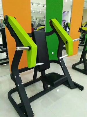Steel Plate Loaded Seated Incline Chest Press for Strength Training Exercise Function