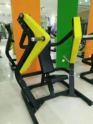Steel Plate Loaded Seated Incline Chest Press for Strength Training Exercise Function