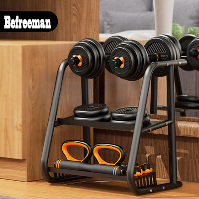 Body Building Fitness Foldable 2 Tier Dumbbell Rack Kettlebell Rack for Gym Equipment