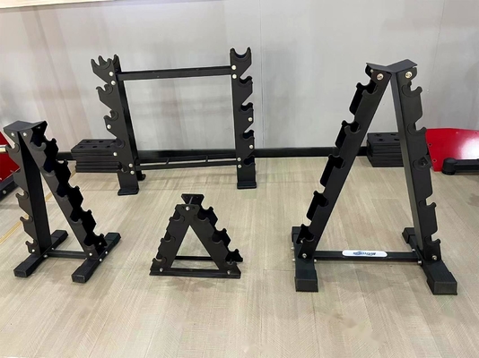 Multi-functional A-type Dumbbell Rack for Home Gym Equipment and Sports Accessories