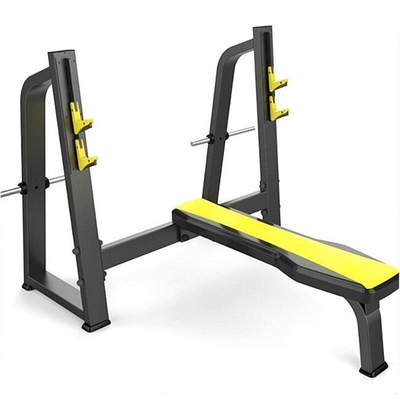 Steel Medium Loader Fitness Equipment Shoulder Chest Press with Flat Weight Bench