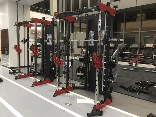 Optional Selectable Frame Color Strength Training Smith Machine with Cable Cross Over