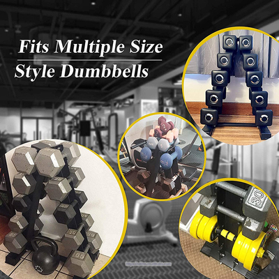 Many Layers Storage Holder Portable Dumbbell Rack Fitness Tower Stand for Commercial