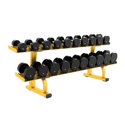 Weight stack 20.6 kg dumbbell sets rack for Gym center Free 2 layers dumbbell rack set