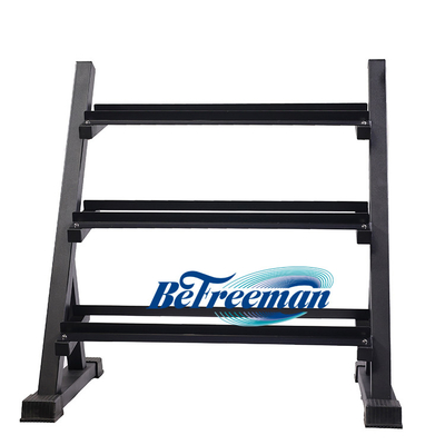 Customizable Colors Three-Layer Dumbbell Rack for Commercial Strength Training