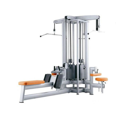 Commercial Gym Equipment Adjustable Pulley 4-Station Strength Training Cable Crossover