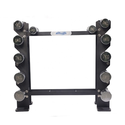 Gymost Fitness Equipment Dumbbell Rack 3 Tier Two Layer Electrostatic Powder Coating