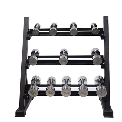 Gymost Fitness Equipment Dumbbell Rack 3 Tier Two Layer Electrostatic Powder Coating