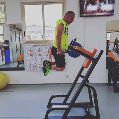 Indoor Bodybuilding Vertical Knees Up/Dip Strength Trainer for Space-Saving Solution