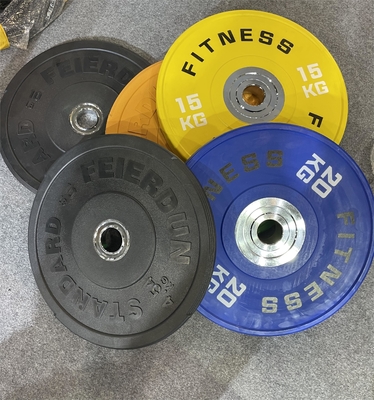 Durable Cast Iron Barbell Weight Lifting Plate for Customized Logo Fitness Equipment