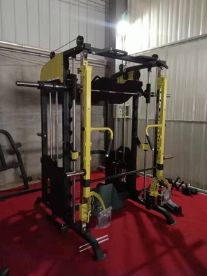 1753*2350*2176mm Dezhou Training Machine Cable Crossover Multifunction Smith Machine
